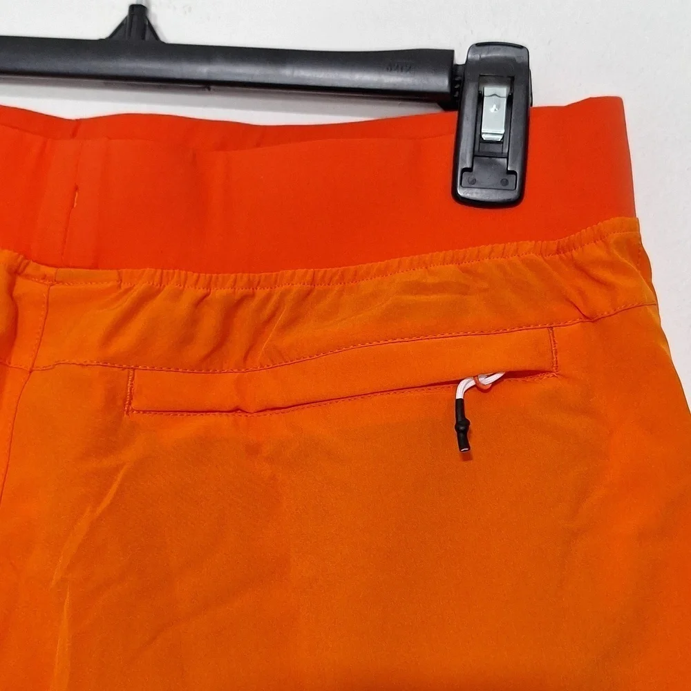 Pudolla Shorts Athletic Workout Running  Orange